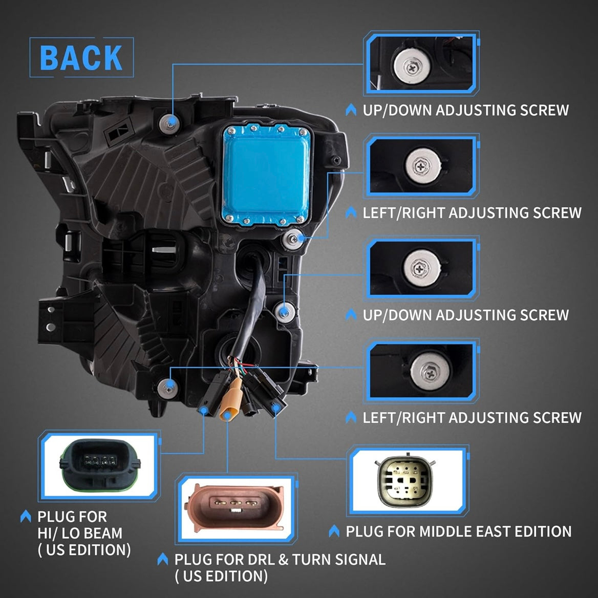 15-17 F150 Headlights