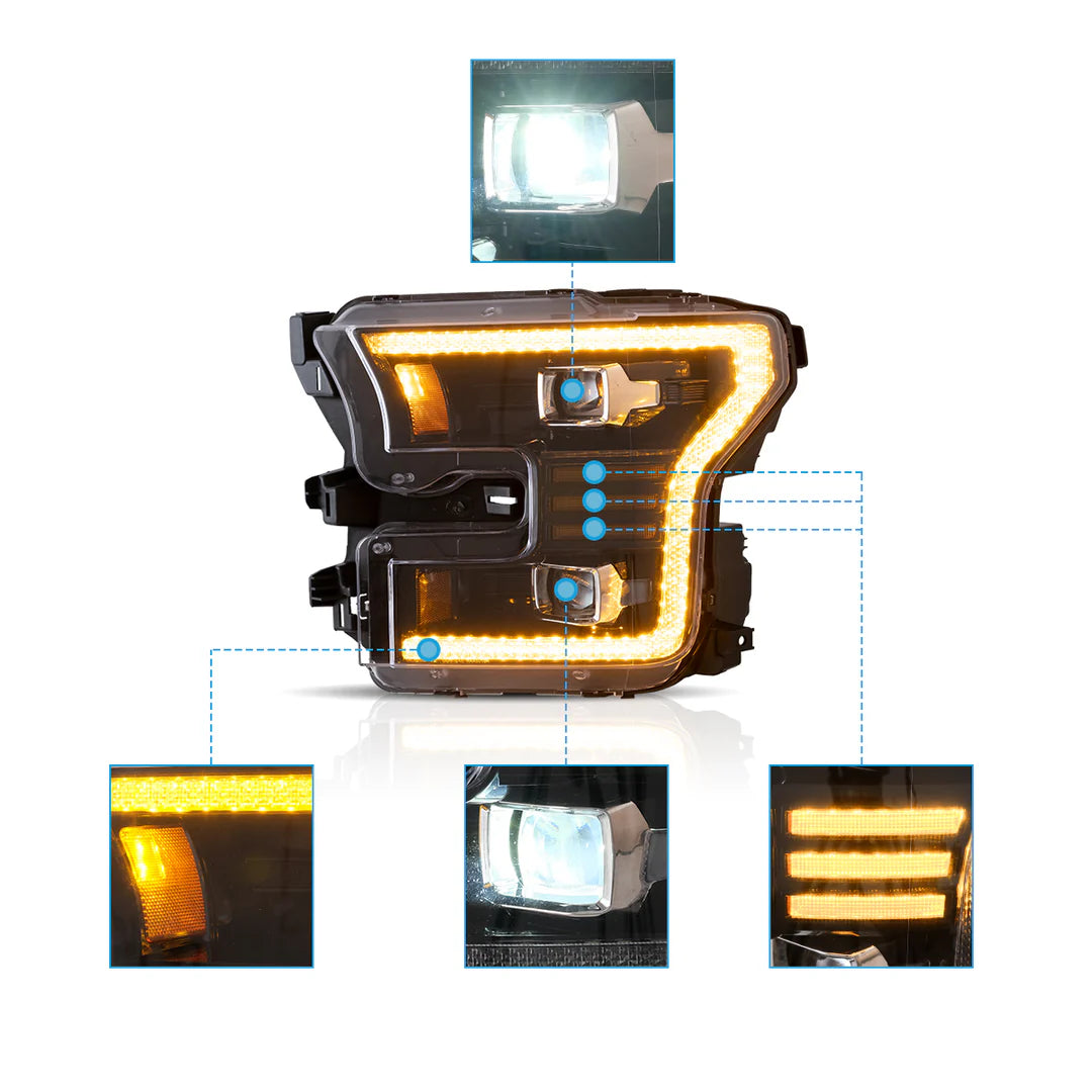 15-17 F150 Headlights