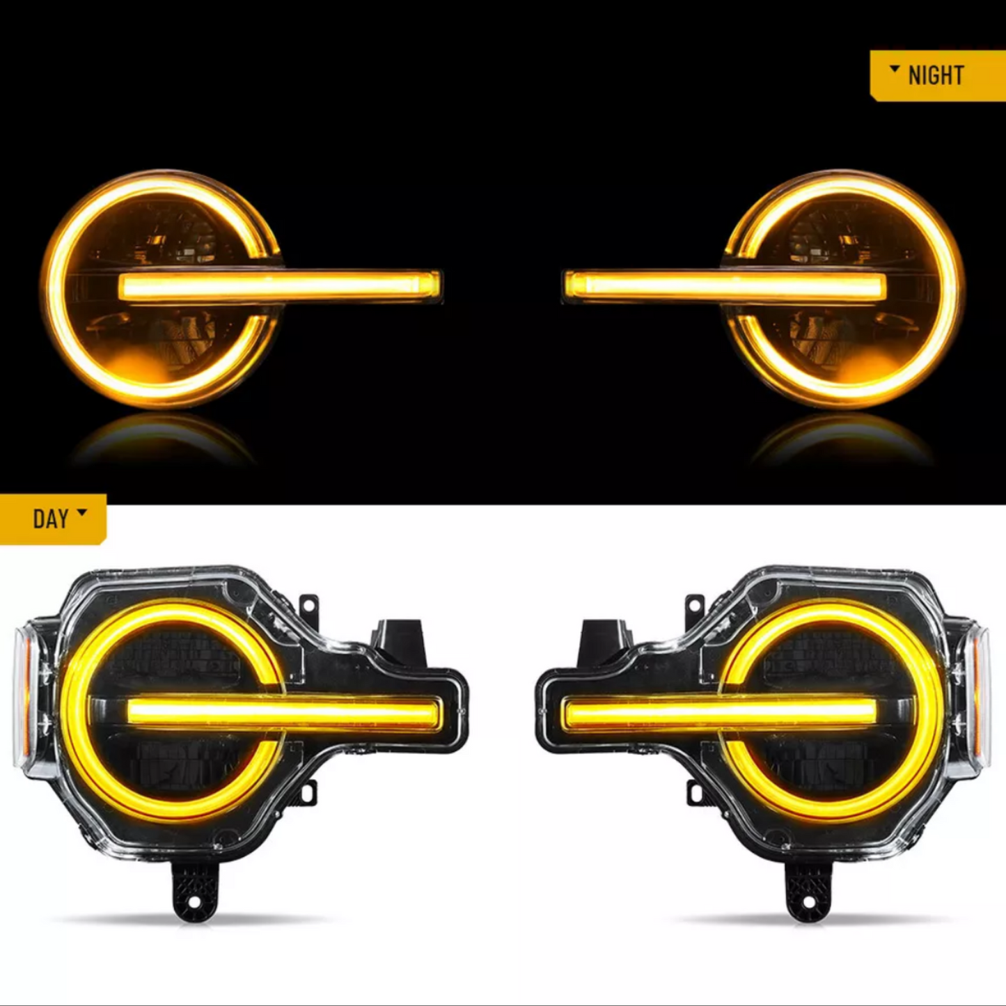 20-24 Ford Bronco Headlights