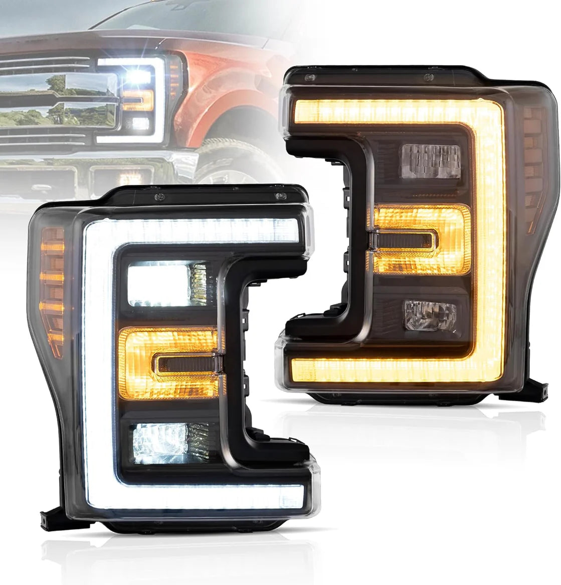 17-19 Ford F250 Super Duty Headlights