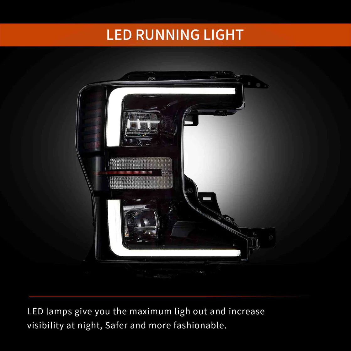 20-22 Ford F250 Super Duty Headlights