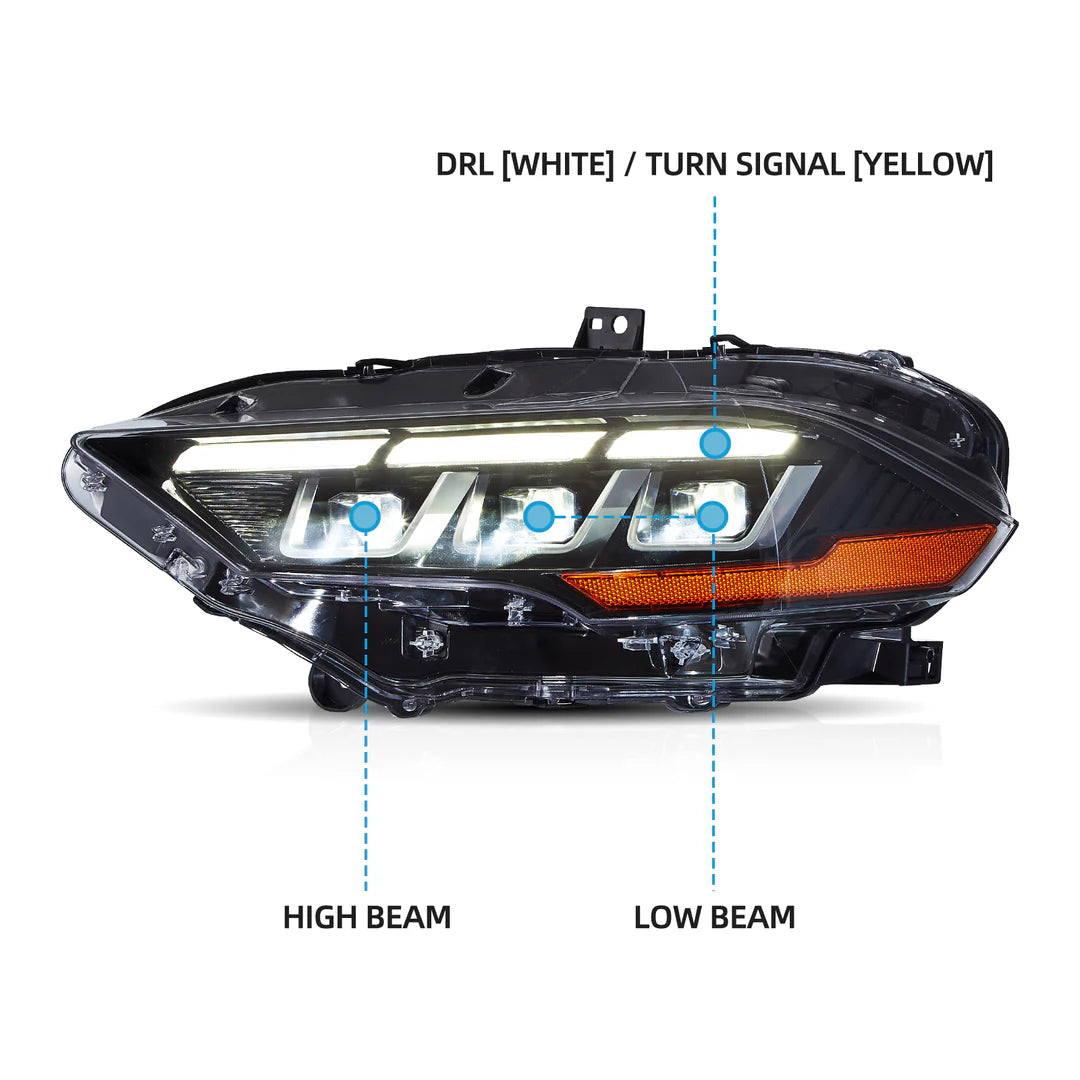 18-23 Ford Mustang Headlights