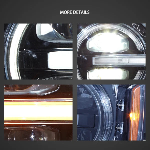 20-24 Ford Bronco Projector LED Headlights