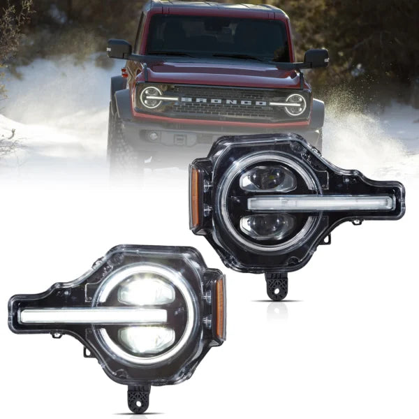 20-24 Ford Bronco Projector LED Headlights