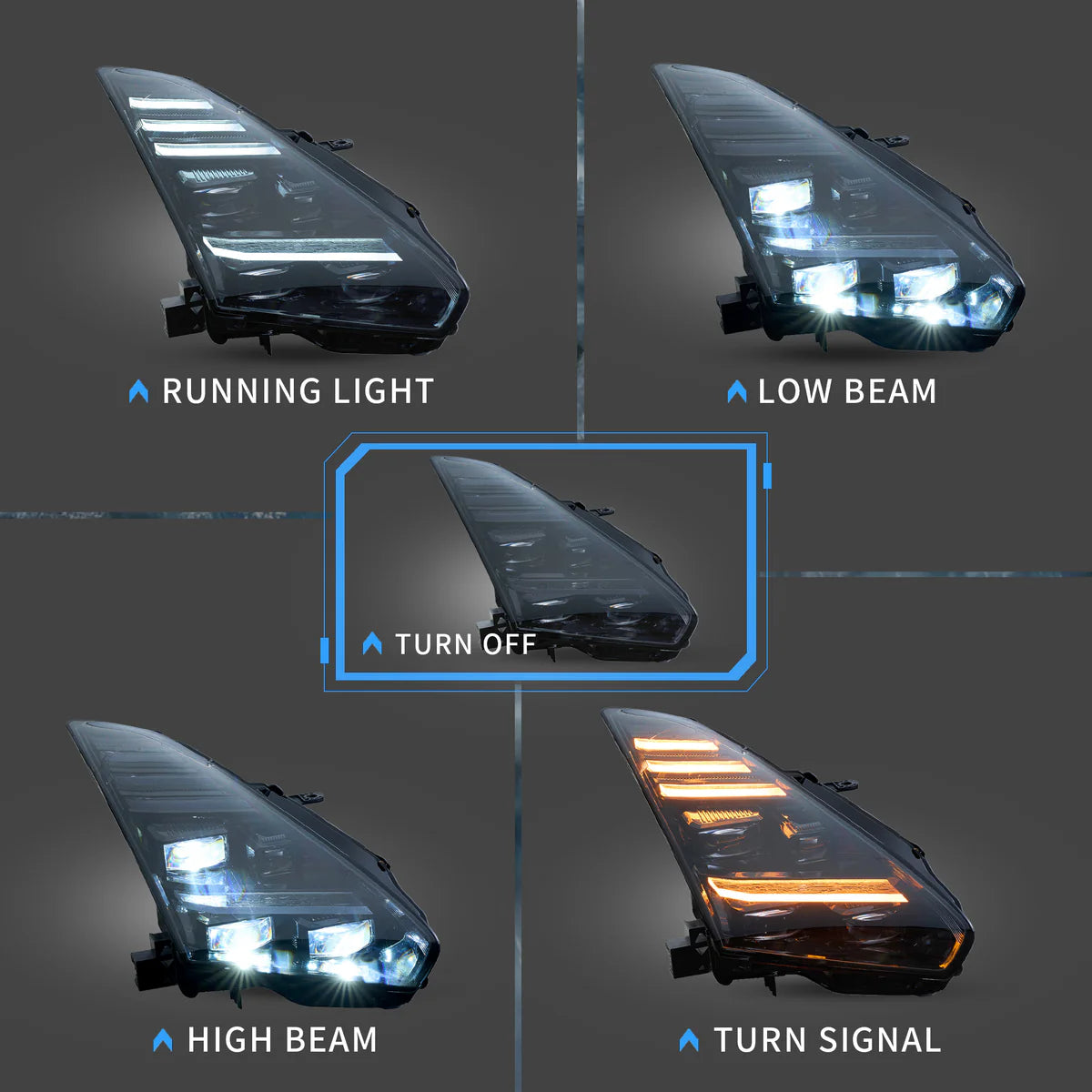 08-23 Nissan GT-R R35 LED Headlights