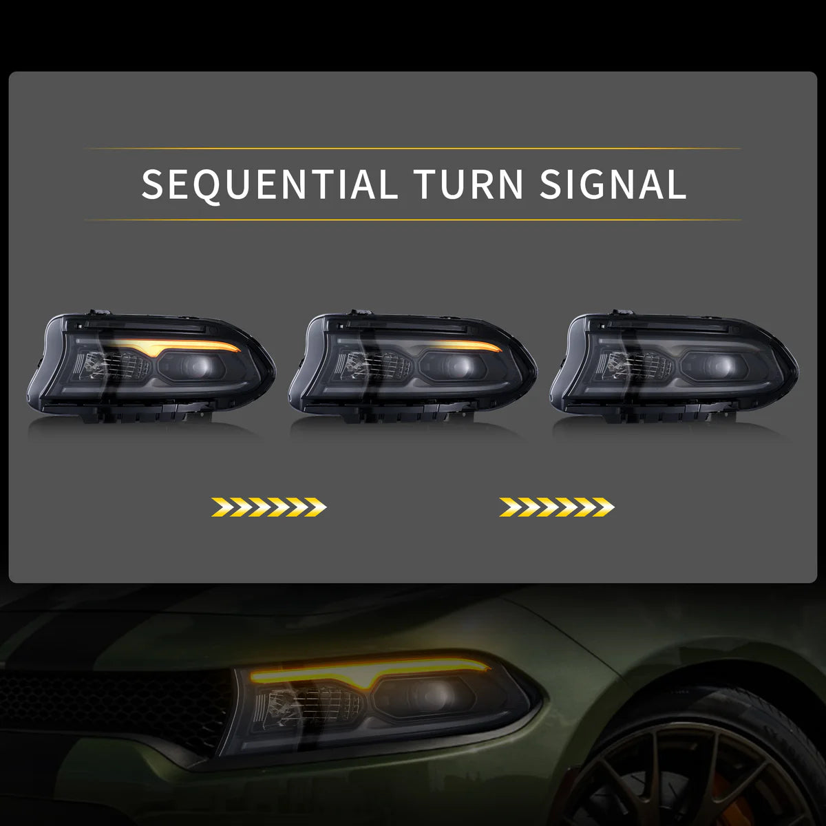2015-2023 Dodge Charger Headlights