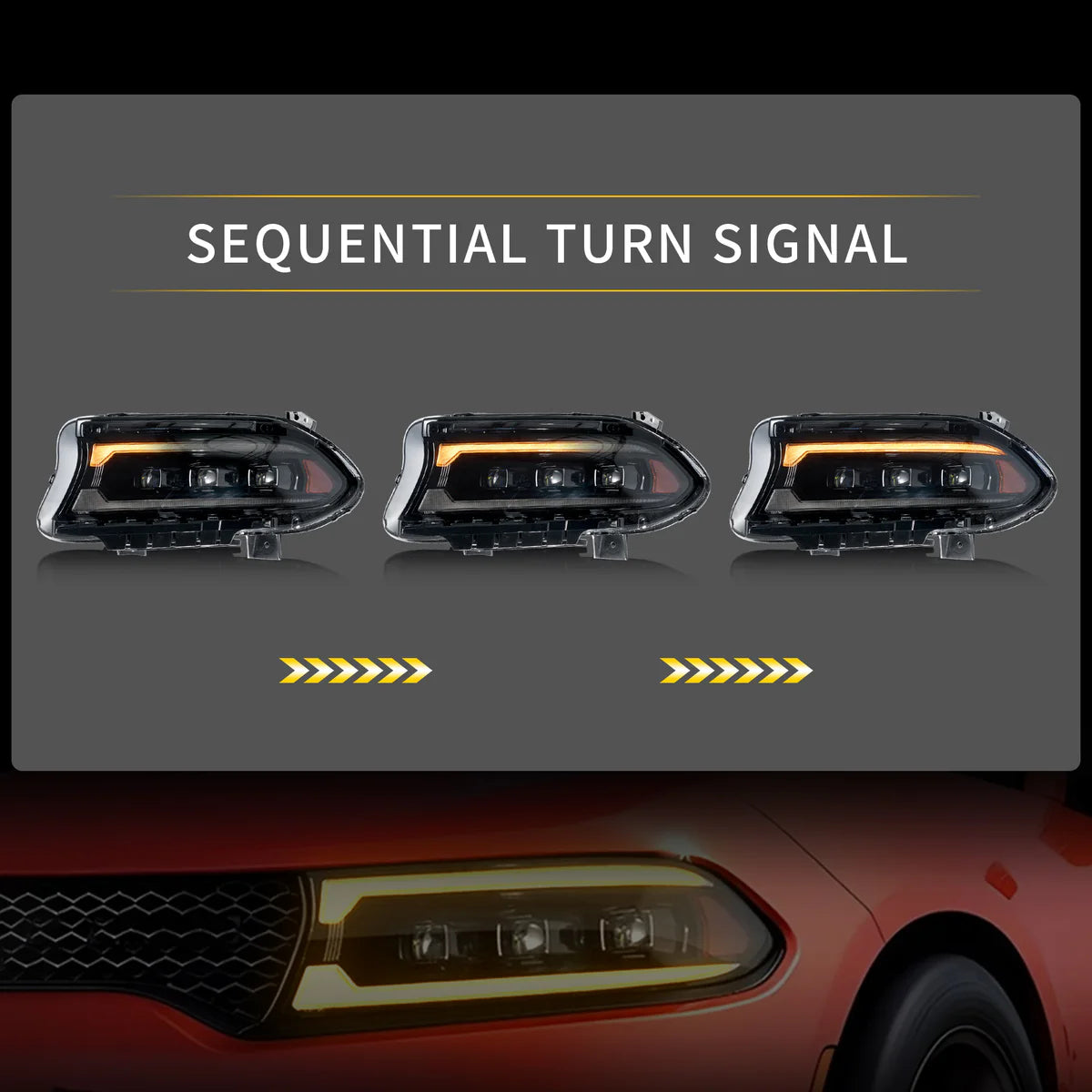 2015-2023 Dodge Charger Headlights