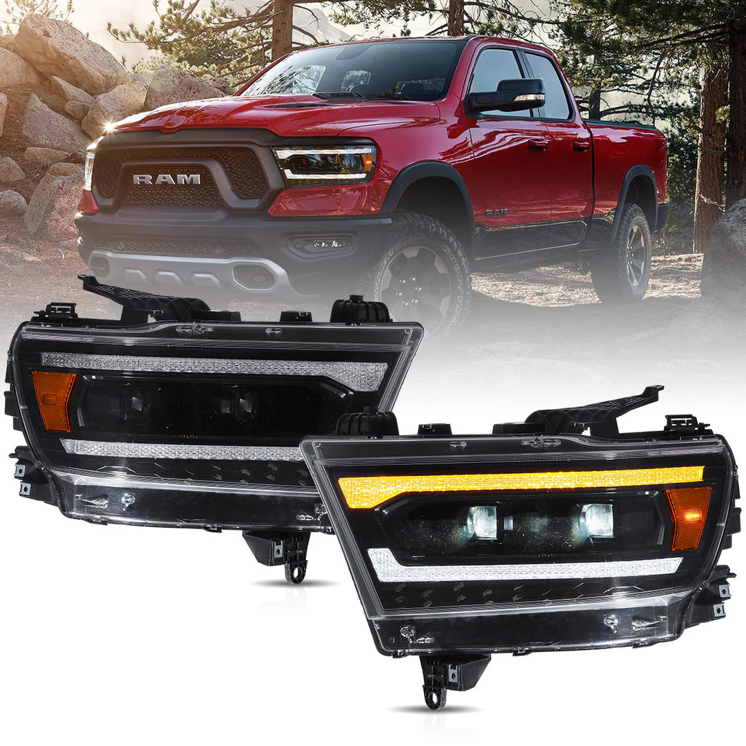 19-24 Ram 1500 Headlights