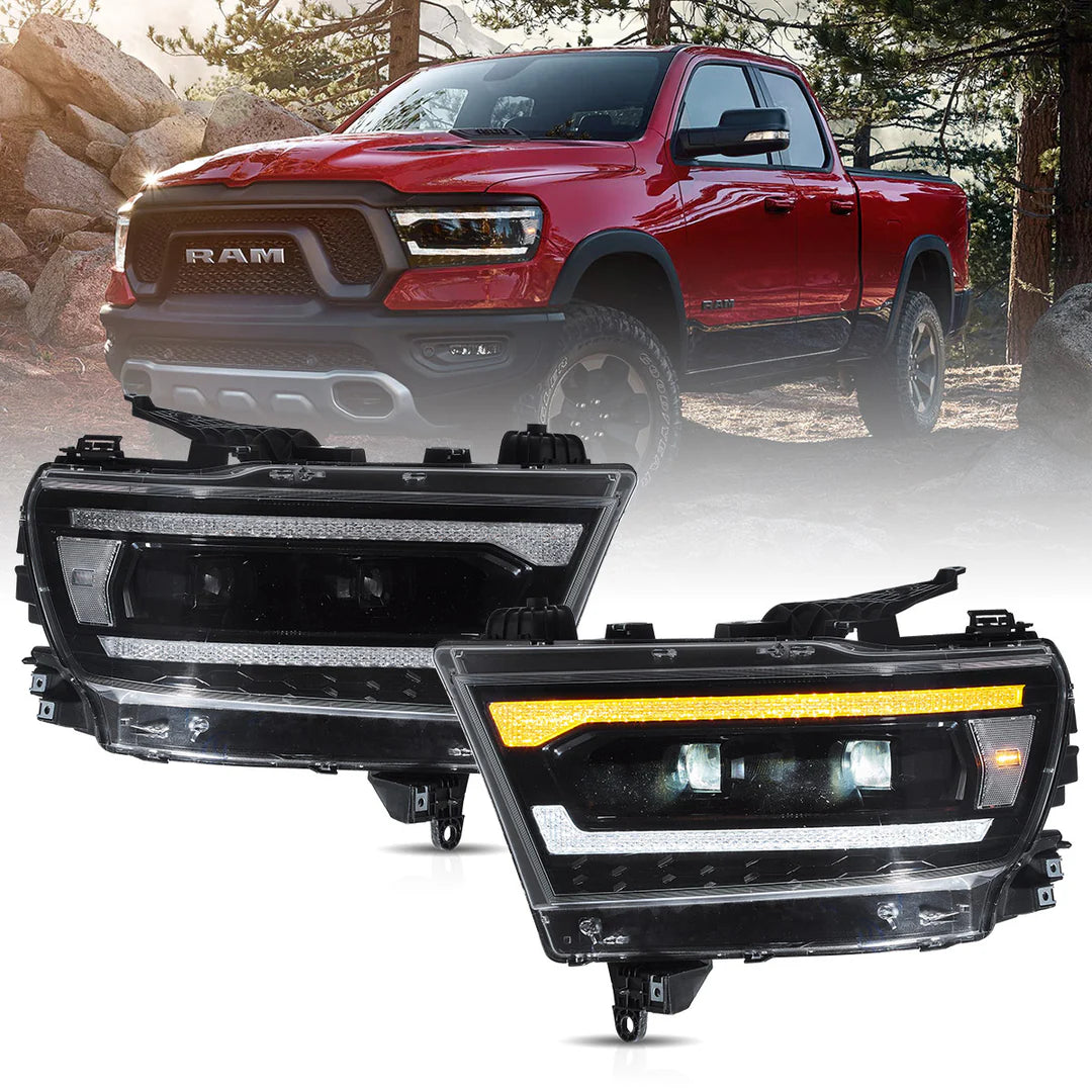 19-24 Ram 1500 Headlights