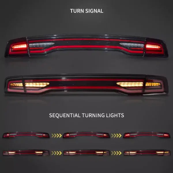 11-14 Dodge Charger Tail Lights w/ Start Up Animation