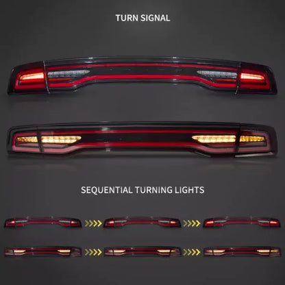 11-14 Dodge Charger Tail Lights w/ Start Up Animation