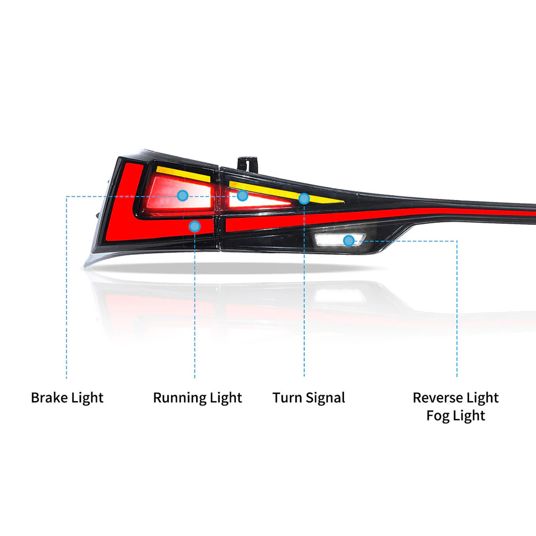 14-20 Lexus IS 250 200t 300h F Tail Lights
