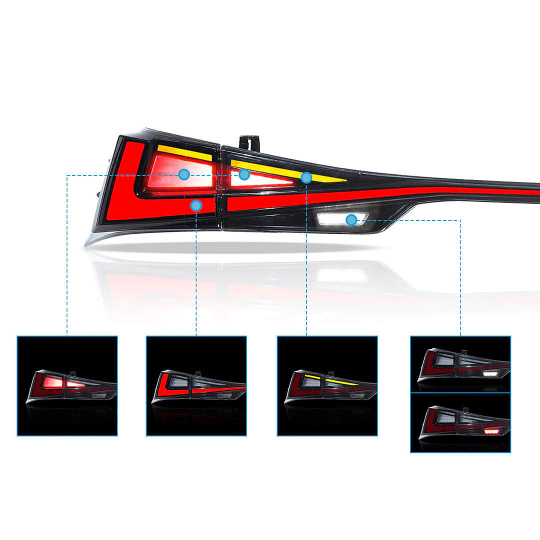 14-20 Lexus IS 250 200t 300h F Tail Lights