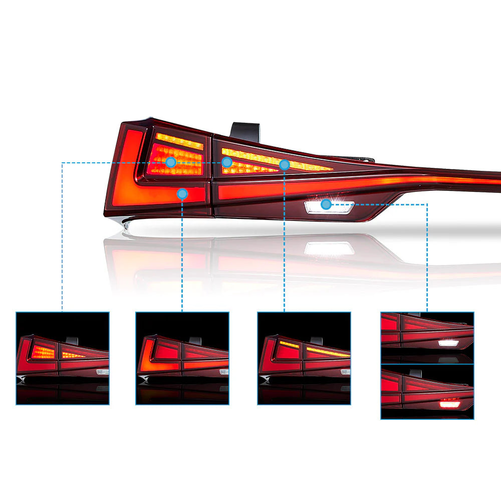 14-20 Lexus IS 250 200t 300h F Tail Lights