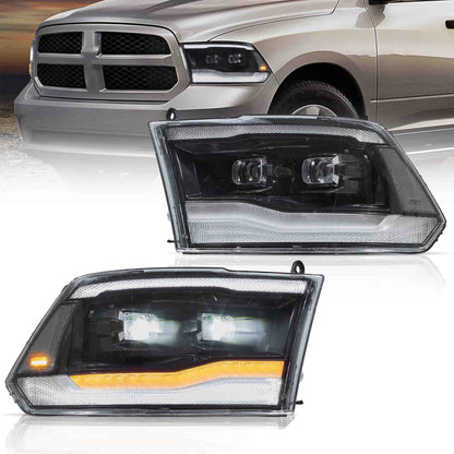 09-18 Dodge Ram 1500 2500 3500 Headlights