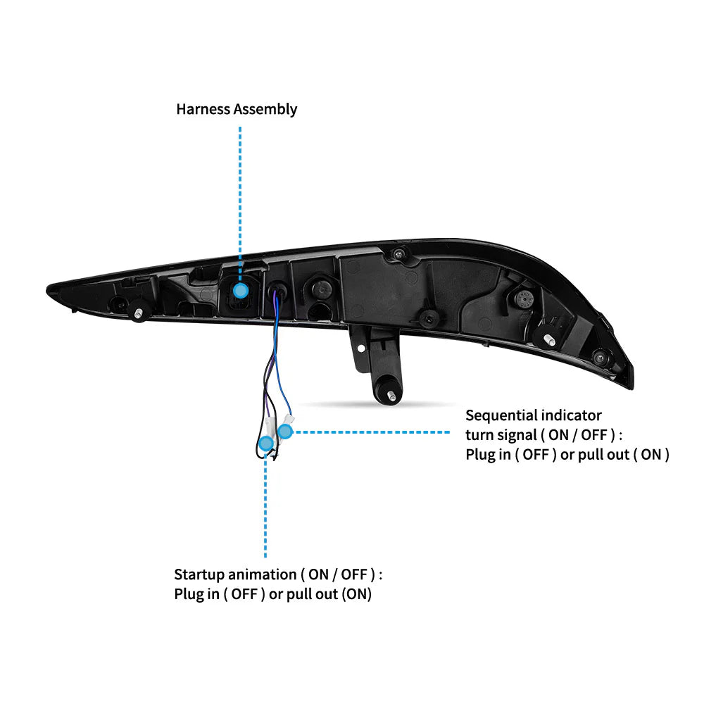 19-24 Toyota Supra LED Tail Lights w/Animation