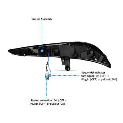 19-24 Toyota Supra LED Tail Lights w/Animation