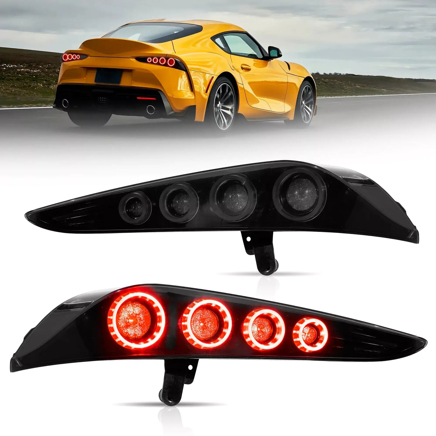 19-24 Toyota Supra LED Tail Lights w/Animation