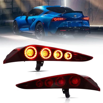 19-24 Toyota Supra LED Tail Lights w/Animation